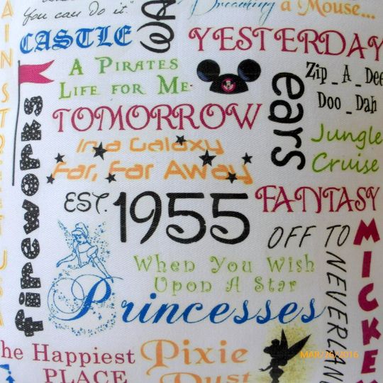 Disneyland Subway Art, Disney pillows, Mickey Mouse pillows