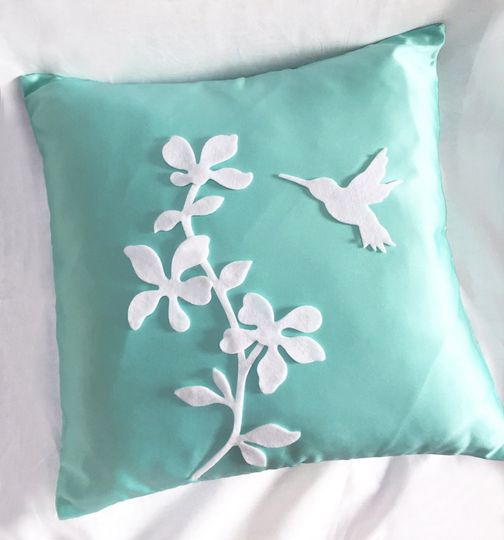 Neverland Peter Pan Tinkerbell Cameo Decorative Spring Green Pillow Cover