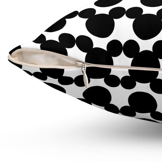 Mickey Head Disney Inspired Throw Pillow