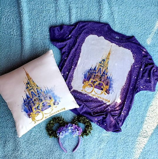 Magic Kingdom, Disney Anniversary Throw Pillow, Anniversary Pillow
