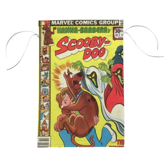 Scooby-Doo Halloween Garden Flag - Vintage Comic Book Design, Spooky Retro Decor