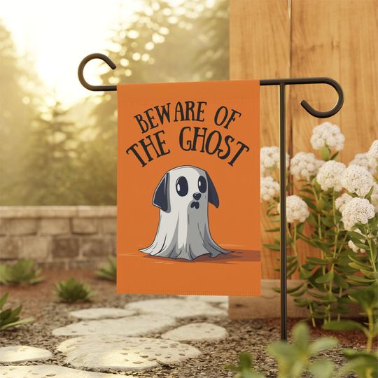 Halloween Garden Flag, Printable Design, Halloween Banner