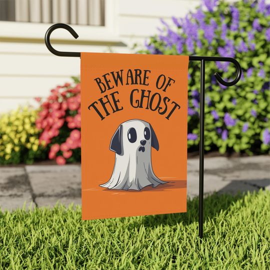 Halloween Garden Flag, Printable Design, Halloween Banner