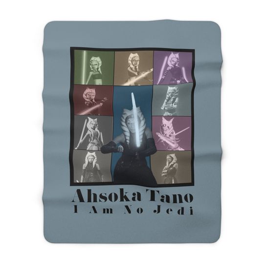 Ahsoka Eras Tour Fleece Blanket