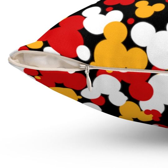 Mickey Mouse Colors Throw Pillow, Disney Pillow, Mickey Cushion, Disney Cushion