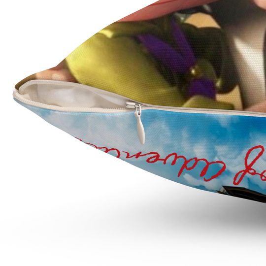 Disney UP Ellie and Carl Polyester Square Pillow