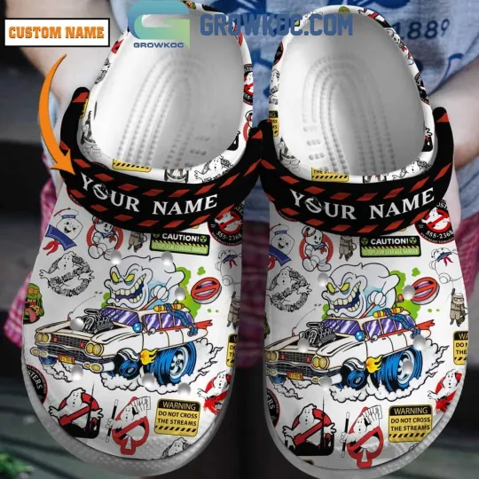 Ghostbusters Do Not Cross The Streams Warning Personalized Clogs
