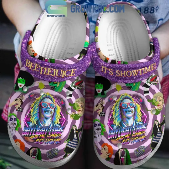 Beetlejuice It’s Showtime Beetlejuice 2 Daylight Come Clogs
