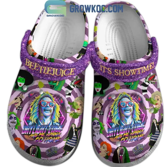 Beetlejuice It’s Showtime Beetlejuice 2 Daylight Come Clogs
