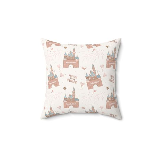 Castle Square Decorative Pillow