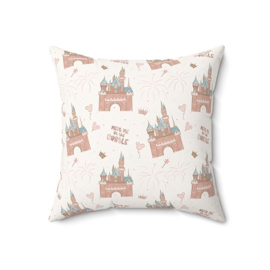 Castle Square Decorative Pillow