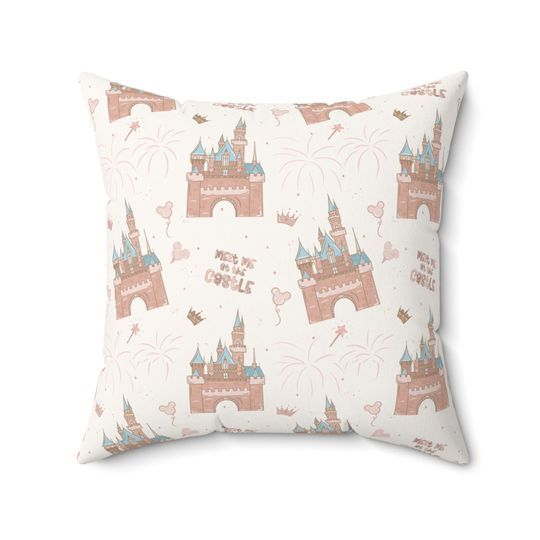 Castle Square Decorative Pillow