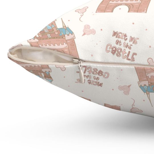 Castle Square Decorative Pillow