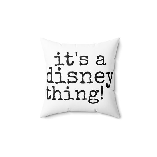 Spun Polyester Square Pillow Painting of Disney ~Mickey Mouse