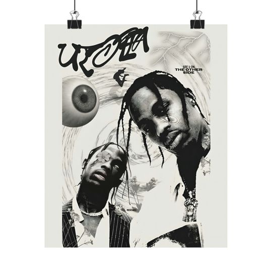 Travis - Poster | Rap Poster, Hip-Hop Poster