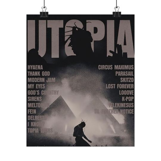 Travis - Poster | Rap Poster, Hip-Hop Poster