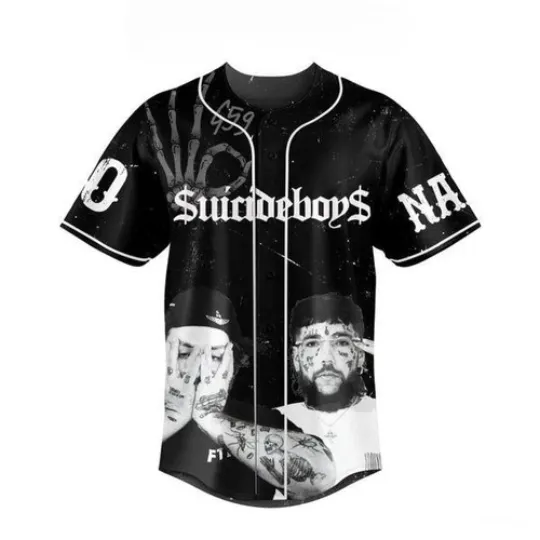 Suicideboys Grey Day Tour 2024 Dark Personalized Baseball Jersey