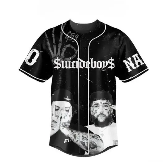 Suicideboys Grey Day Tour 2024 Dark Personalized Baseball Jersey