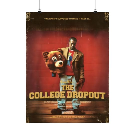 Kanye West - Poster | Rap Poster, Hip-Hop Poster