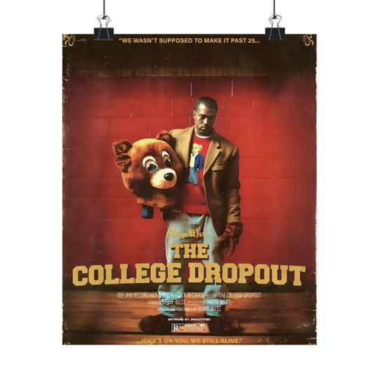 Kanye West - Poster | Rap Poster, Hip-Hop Poster