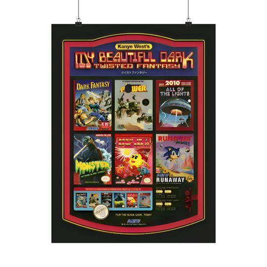 Kanye West - Poster | Rap Poster, Hip-Hop Poster