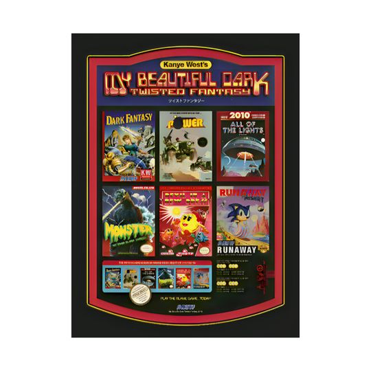 Kanye West - Poster | Rap Poster, Hip-Hop Poster