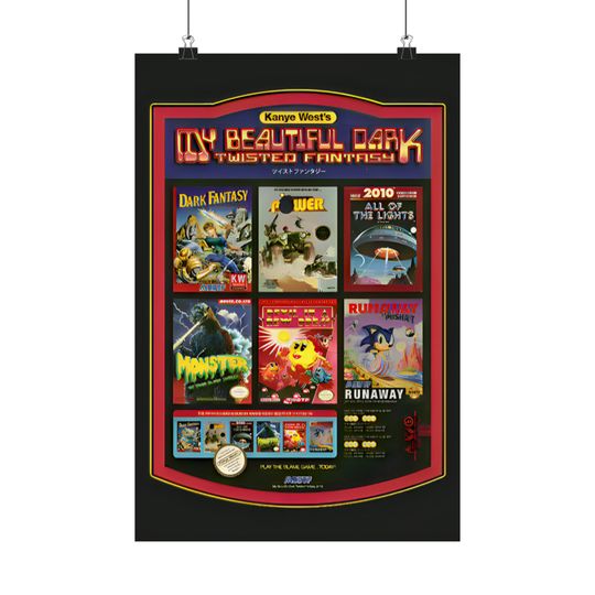 Kanye West - Poster | Rap Poster, Hip-Hop Poster