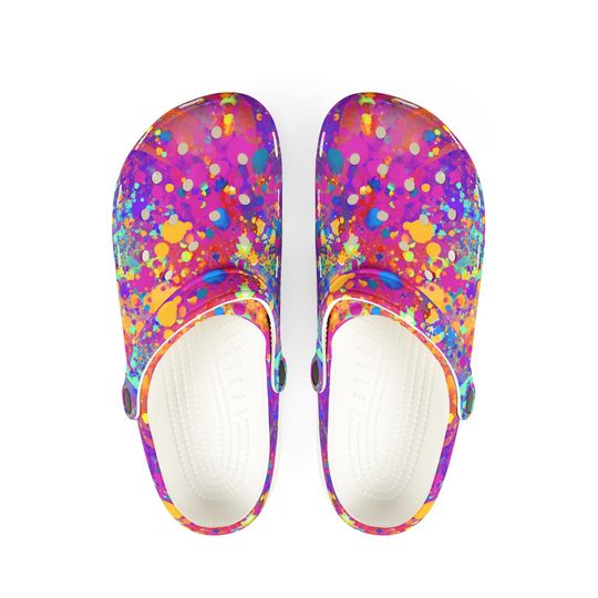 Splatter Paint - 1- EVA Foam Clogs (AOP)