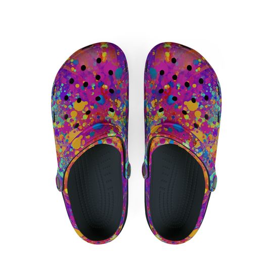 Splatter Paint - 1- EVA Foam Clogs (AOP)