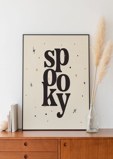 Spooky | Printable Wall Art | Halloween Decor | Spooky Gallery Wall