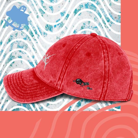 SICK//DRIP | Urban Hipster Hat |Distressed Cotton Baseball Cap