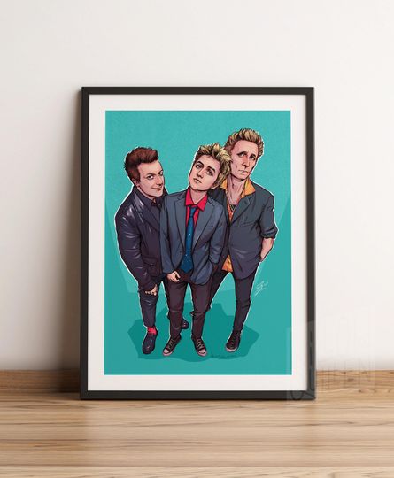 Green Day - Illustration Fine Art Print