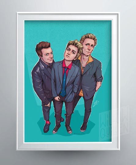 Green Day - Illustration Fine Art Print