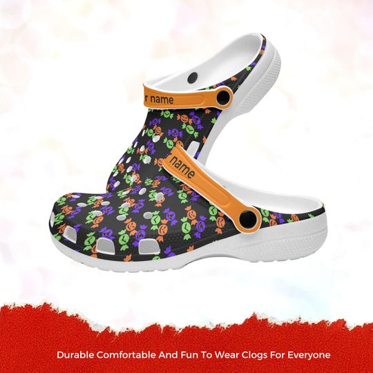 Halloween Clogs Shoes Unisex Soft Footwear Adult Classic Shoes Closed Toe Sandal