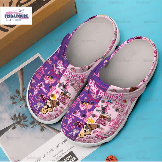 Halloween The Pink Panther Clogs, Disney Cartoon Clogs