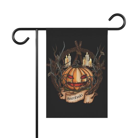 Samhain Garden Flag, Halloween Home Decor