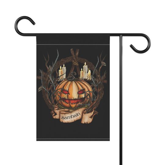 Samhain Garden Flag, Halloween Home Decor