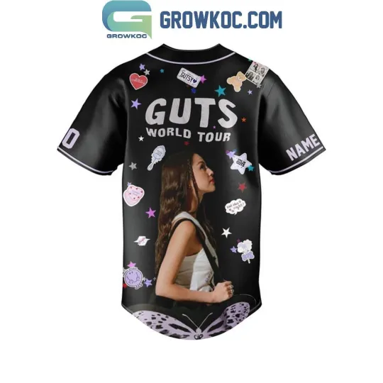 Olivia Rodrigo Guts World Tour Small Girl Personalized Baseball Jersey