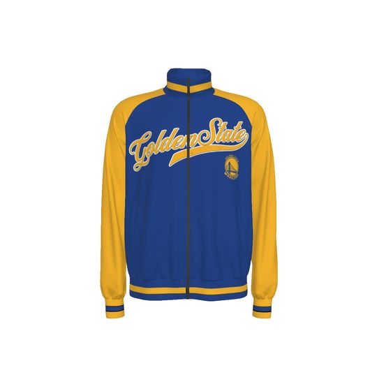 Golden State  Men's Raglan-Sleeve Stand Collar Jacket