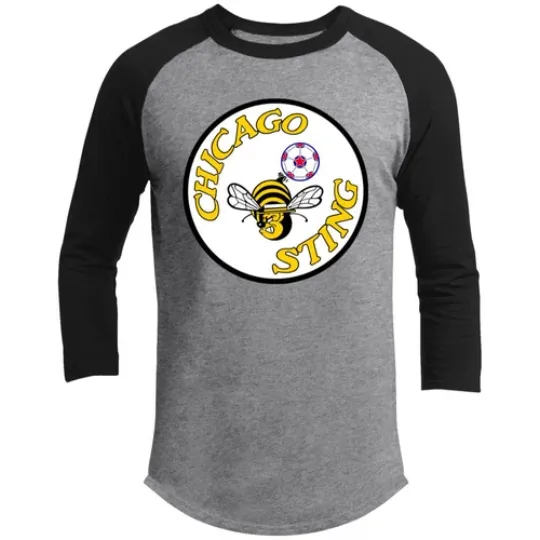 Chicago Sting Raglan Shirt Franchise NASL Soccer