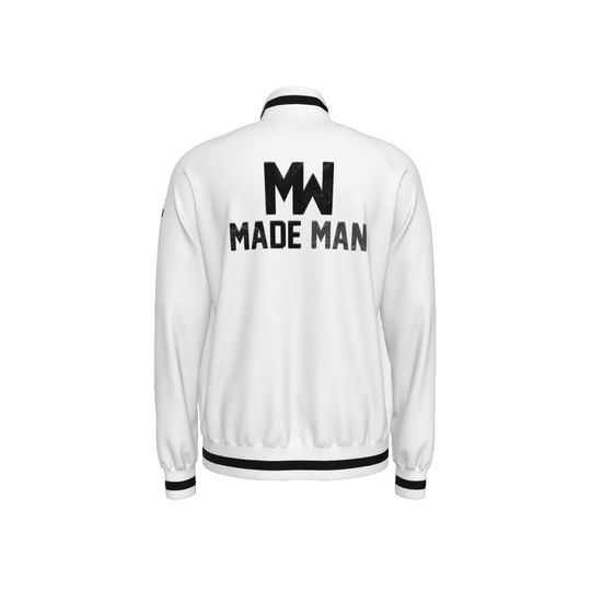 Made Man Men's Raglan-Sleeve Stand Collar Jacket