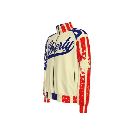 Liberty  Men's Raglan-Sleeve Stand Collar Jacket