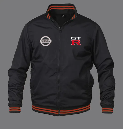 Nissan GTR Stand Collar Raglan Jackets