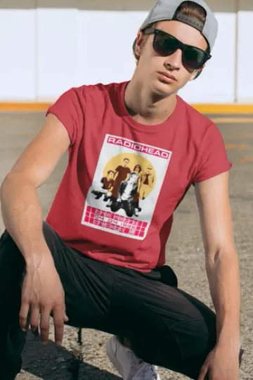 Radiohead Band T-Shirt Electronic 90s Emo rock Brand New With Tags Gildan Tee