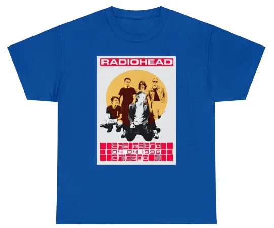 Radiohead Band T-Shirt Electronic 90s Emo rock Brand New With Tags Gildan Tee