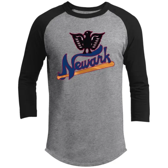 Newark Eagles Raglan Shirt Franchise Negro League Baseball