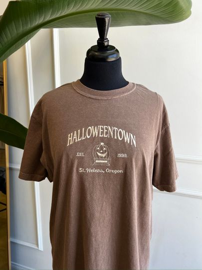 Halloweentown Sweatshirt, Halloweentown Embroidered Crew