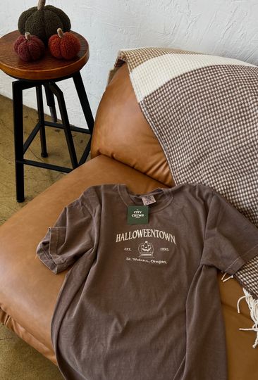 Halloweentown Sweatshirt, Halloweentown Embroidered Crew