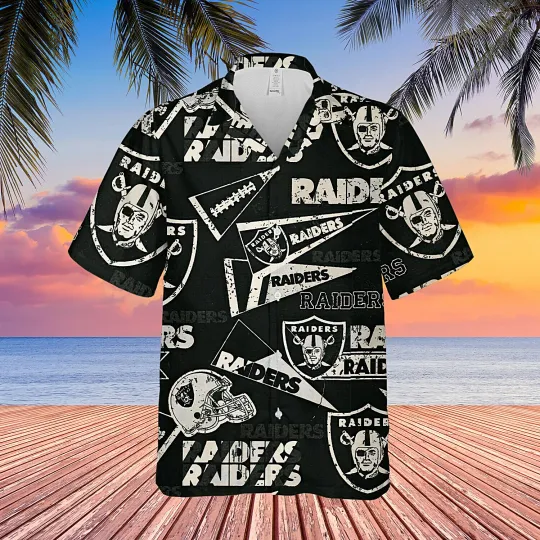 Classic Las Vegas Raiders Unisex Hawaiian Shirt