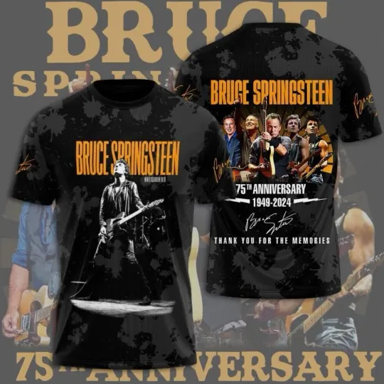 Bruce Springsteen   E Street Band 2024 3D T-Shirts For Men Women